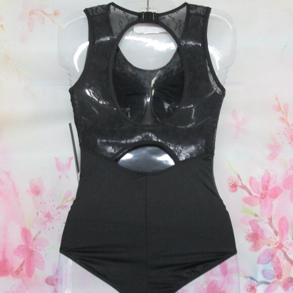 Leotard New Women's LA Large Adult Dance Ballet Jazz Costume Black DanzNMotion - Picture 4 of 6